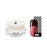 Acryl jel Polijel Soğukta/Sıcakta rengi değiştiren jel 04 Kakao/Pembe 15 ml.