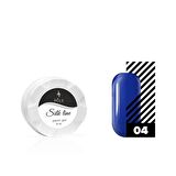 Jel boya Örümcek & Nail art/dizayn Silk line 04 lacivert 6 ml.