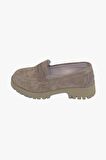 Sosela 78-02-75001 Kadın Nubuk Vizon Loafer