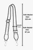 Sosela 99-90003 Siyah 3 cm Kolon Gold Askı Çanta Aksesuarı