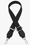 Sosela 99-90004 Siyah 4 cm Kolon Nikel Askı Çanta Aksesuarı