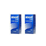 Minoxil Forte %5 Deri Spreyi 60 ml 2'li