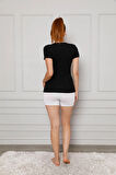 Akbeniz Kadın Penye Boxer 5871