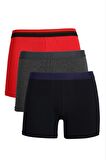 Akbeniz Erkek Penye 3'lü Boxer 40098