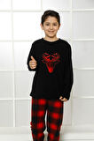 Akbeniz WelSoft Polar Çocuk Pijama Takımı 4634
