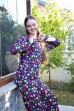Akbeniz Kadın Penye Bol Paça Pijama Takım 4123