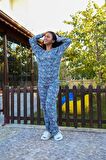 Akbeniz Kadın Penye Bol Paça Pijama Takım 4125