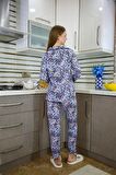 Akbeniz Kadın Penye Uzun Kol Pijama Takım 2769