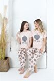 Akbeniz Anne Kız Aile I Love Yoga Pijama Takım Ayrı Ayrı Satılır 50101