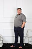 Akbeniz Büyük Beden Erkek Penye Pijama Takım 65011