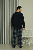 Akbeniz Welsoft Erkek Polar Sevgili Kombini Pijama Takımı 50123 Tek Takım Fiyatıdır 