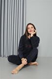 Akbeniz Welsoft Polar Kadın Pijama Takımı 8517