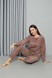 Akbeniz Welsoft Polar Kadın Pijama Takımı 8519