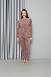 Akbeniz Welsoft Polar Kadın Pijama Takımı 8519