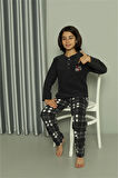 Akbeniz Erkek Çocuk WelSoft Polar Füme Pijama Takımı 20550