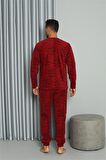 Akbeniz Welsoft Erkek Polar Sevgili Kombini Pijama Takımı 50124 Tek Takım Fiyatıdır