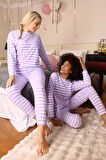 Akbeniz Kadın Uzun Kol Penye Pijama Takım 4175