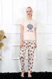 Akbeniz Kadın Kısa Kol Pijama Takım 20410