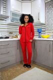 Akbeniz Kadın Yılbaşı 2'li Özel Kalp Kutulu Slip - Pijama Hediye Seti 20244