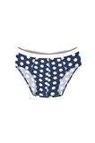Akbeniz Erkek Pamuk Desenli Likralı Slip Lacivert 40131 
