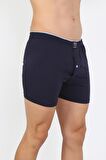 Akbeniz Erkek Penye Boxer Lacivert 40091