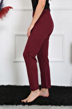 Akbeniz Kadın Pamuk Penye Tek Alt Pijama Bordo 27513