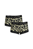 Akbeniz Kadın Pamuklu 2li Boxer Laci 40267