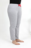 Akbeniz Kadın Pamuklu Büyük Beden Alt Pijama 27557 Gri