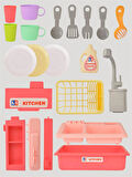 Pembe İnteraktif Lavabo Seti