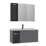 Pure 100 cm Banyo Dolabı Takımı