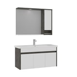 Aydos 100 cm Banyo Dolabı Takımı