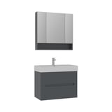 Malta 80 cm Banyo Dolabı Takımı