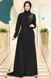 Adel Tesettür Abiye Siyah