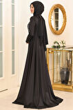 Mihrimah Tesettür Abiye Siyah