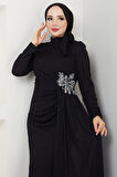 Gözde Tesettür Abiye Siyah