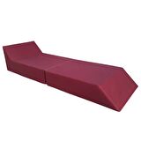MİRZADE SUN BED KATLANIR GÜNEŞLENME MİNDERİ-SUNBED BORDO