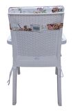 MİRZADE 4 ADET ELİT YÜKSEK ARKALI MİNDER DUCK BEZİ-32282-02 V4