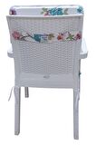 MİRZADE 4 ADET ELİT YÜKSEK ARKALI MİNDER DUCK BEZİ-32282-01 V4