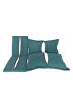 MİRZADE SOFA SOFT KUMAŞ TENTESİZ 28 DNS SÜNGER  SALINCAK MİNDERİ-sofa salıncak zümrüt