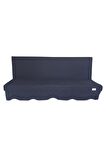 MİRZADE SOFA SOFT KUMAŞ TENTESİZ 28 DNS SÜNGER  SALINCAK MİNDERİ-sofa salıncak siyah