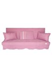 MİRZADE SOFA SOFT KUMAŞ TENTESİZ 28 DNS SÜNGER  SALINCAK MİNDERİ-sofa salıncak pembe