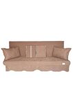 MİRZADE SOFA SOFT KUMAŞ TENTESİZ 28 DNS SÜNGER  SALINCAK MİNDERİ-sofa salıncak kahve