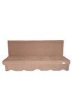 MİRZADE SOFA SOFT KUMAŞ TENTESİZ 28 DNS SÜNGER  SALINCAK MİNDERİ-sofa salıncak kahve