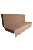 MİRZADE SOFA SOFT KUMAŞ TENTESİZ 28 DNS SÜNGER  SALINCAK MİNDERİ-sofa salıncak kahve