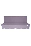 MİRZADE SOFA SOFT KUMAŞ TENTESİZ 28 DNS SÜNGER  SALINCAK MİNDERİ-sofa salıncak koyu gri