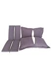 MİRZADE SOFA SOFT KUMAŞ TENTESİZ 28 DNS SÜNGER  SALINCAK MİNDERİ-sofa salıncak koyu gri
