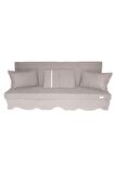 MİRZADE SOFA SOFT KUMAŞ TENTESİZ 28 DNS SÜNGER  SALINCAK MİNDERİ-sofa salıncak açık gri