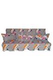 MİRZADE SOFA SOFT KUMAŞ TENTESİZ 28 DNS SÜNGER  SALINCAK MİNDERİ-sofa salıncak siyah sarmaşık