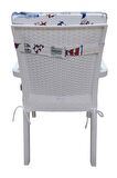 4 ADET ELİT YÜKSEK ARKALI MİNDER DUCK BEZİ-eltm-prm093327-v001