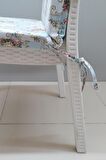 4 ADET ELİT YÜKSEK ARKALI MİNDER DUCK BEZİ-32279-01 V4